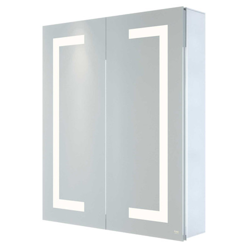 RAK Sagittarius 600mm x 700mm Bluetooth Illuminated LED Mirrored Cabinet with Demister and Shaver Socket - RAKSAG5002