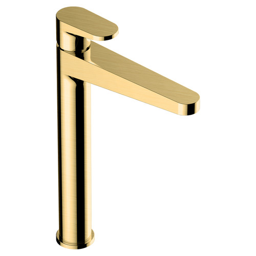 RAK Ischia Brushed Gold Tall Basin Mixer Tap - RAKISH3003G