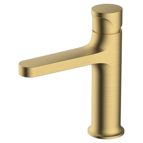 RAK Positano Brushed Gold Basin Mixer Tap - RAKPOS3001G