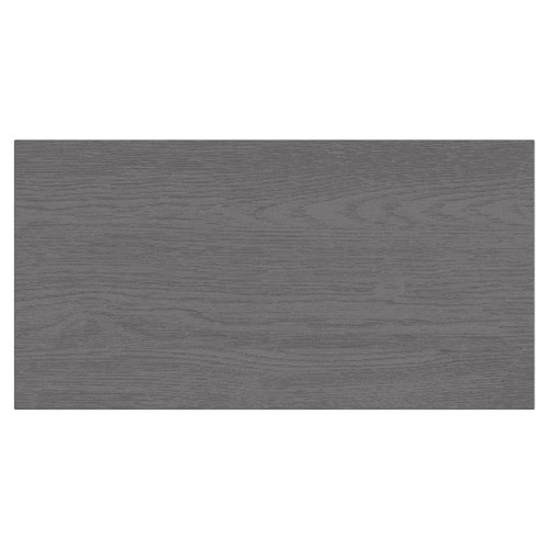 Montego Graphite Grey 500mm Toilet Unit Top View