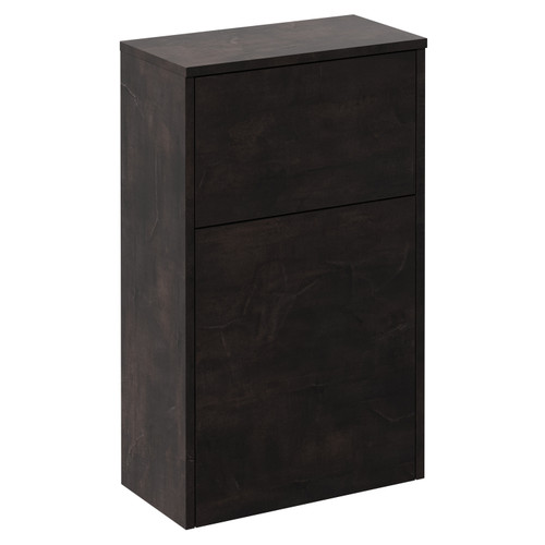 Montego Metallic Slate 500mm Toilet Unit Left Hand View