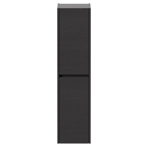 Montego Graphite Grey 350mm x 1400mm Wall Mounted Tall Storage Unit with 2 Doors Front View