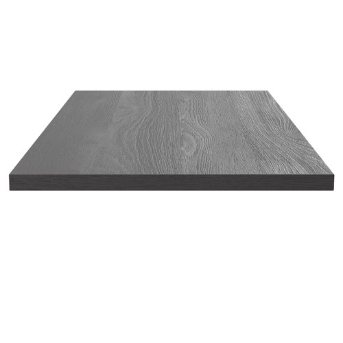 Montego Graphite Grey 805mm x 390mm x 18mm MFC Laminate Worktop Side View