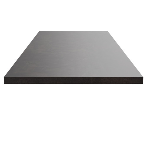 Montego Metallic Slate 1205mm x 390mm x 18mm MFC Laminate Worktop View from Side