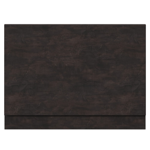 Montego Metallic Slate MDF 750mm End Bath Panel with Plinth View from Front