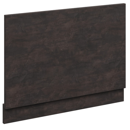 Montego Metallic Slate MDF 750mm End Bath Panel with Plinth Left Hand View