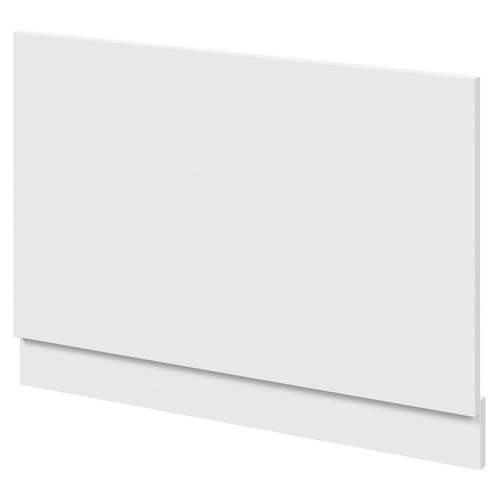 Montego White Ash MDF 800mm End Bath Panel with Plinth Right Hand View