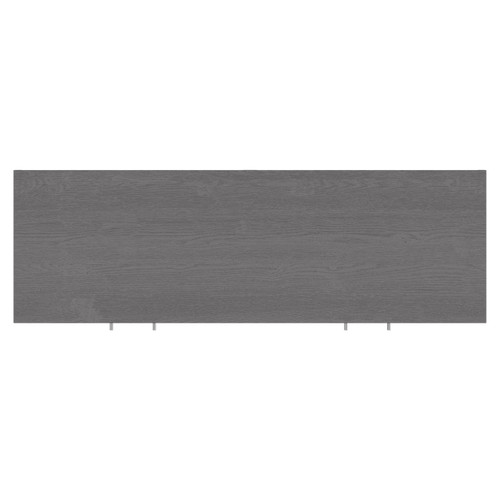 Horizon Graphite Grey 1200mm Floor Standing Vanity Unit for Countertop Basins with 4 Doors and Polished Chrome Handles Top View