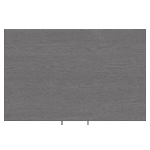 Horizon Graphite Grey 600mm Wall Mounted Vanity Unit for Countertop Basins and 2 Doors with Polished Chrome Handles Top View