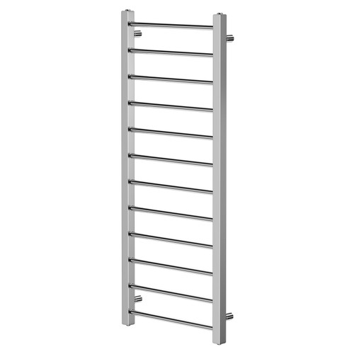 Cohen Chrome 1200mm x 500mm Straight Heated Towel Rail Right Hand View