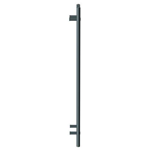 Pizarro Anthracite 1200mm x 300mm Straight Electric Heated Towel Rail Side View