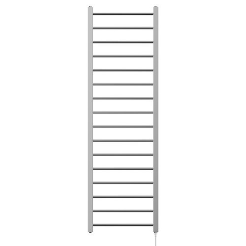 Cohen Chrome 1600mm x 500mm Straight Electric Heated Towel Rail Front View