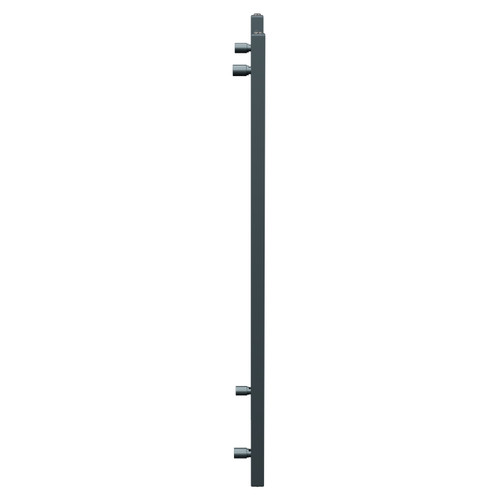 Cohen Anthracite 1200mm x 500mm Straight Electric Heated Towel Rail Side on View