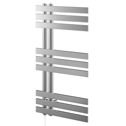 Holden Chrome 800mm x 500mm Designer Electric Heated Towel Rail Right Hand Side View