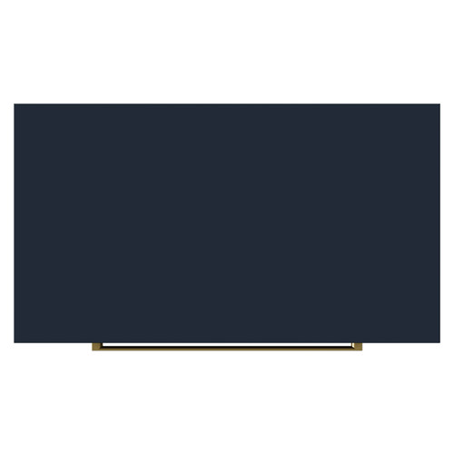 Napoli Deep Blue 800mm Floor Standing Vanity Unit for Countertop Basins with 2 Drawers and Brushed Brass Handles View from Top