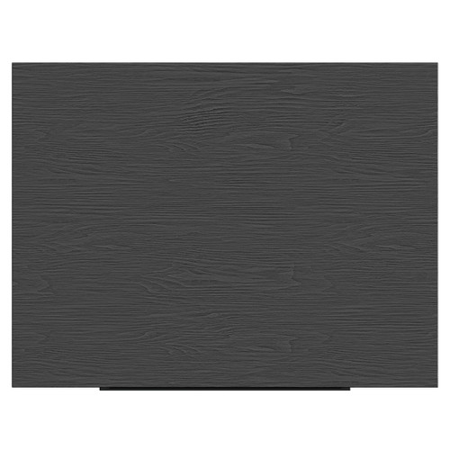 Napoli Nero Oak 600mm Floor Standing Vanity Unit for Countertop Basins with 2 Drawers and Gunmetal Grey Handles View from Top