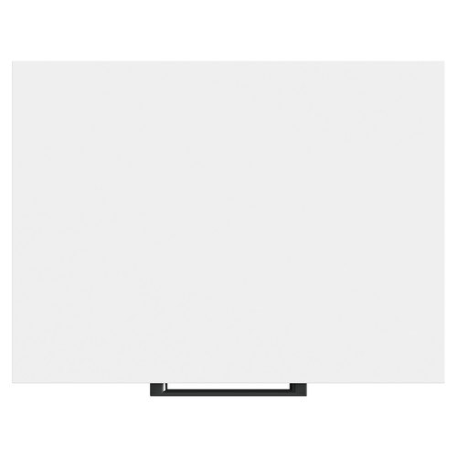 Napoli Gloss White 500mm Wall Mounted Vanity Unit for Countertop Basins with Single Drawer and Gunmetal Grey Handle View from Top