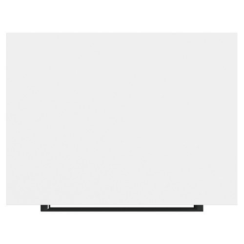 Napoli Gloss White 500mm Floor Standing Vanity Unit for Countertop Basins with 2 Drawers and Gunmetal Grey Handles View from Top