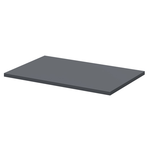 Avant Satin Anthracite 605mm x 390mm x 18mm MFC Laminate Worktop Right Hand View