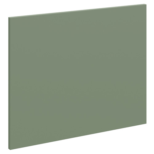 Satin Green MDF 700mm L Shaped End Bath Panel Left Hand View
