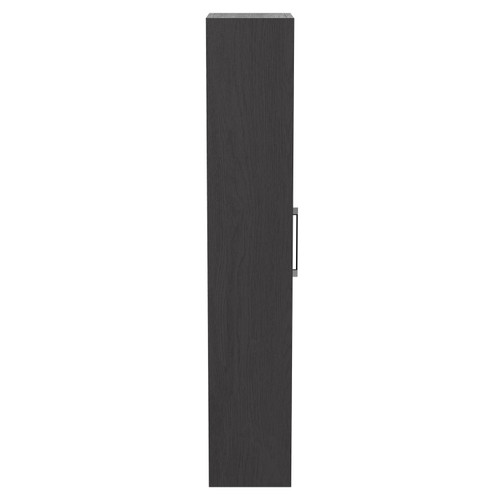 Horizon Graphite Grey 350mm x 1433mm Wall Mounted Tall Storage Unit with Single Door Side View