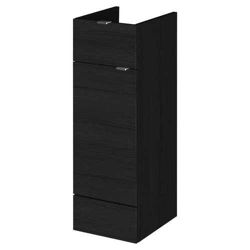 Hudson Reed Fusion Charcoal Black Floor Standing 300mm Drawer Line Base Unit - OFF622 Main Image