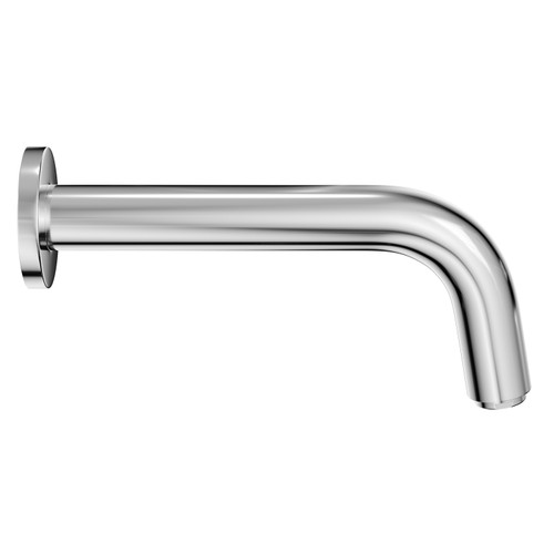 Polished Chrome Round Bath Spout Side View