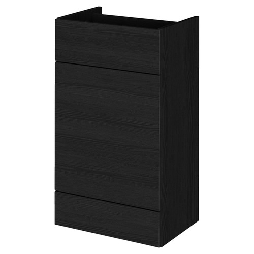 Hudson Reed Fusion Charcoal Black 500mm WC Unit - OFF646 Main Image