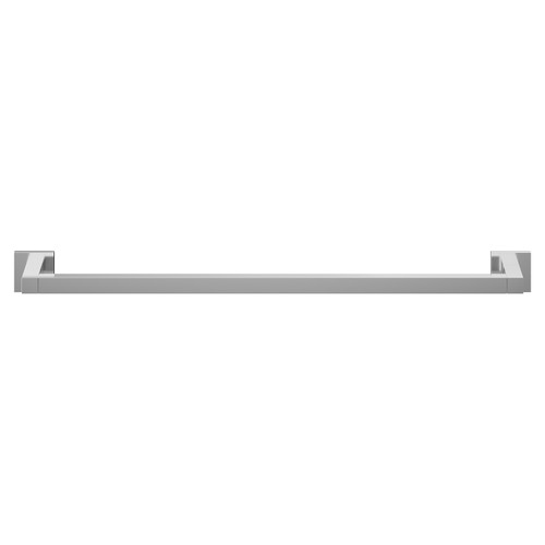 Vector Polished Chrome 600mm Wall Mounted Single Towel Rail Front View