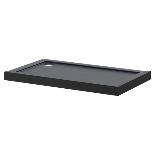 Pearlstone Slate 1200mm x 700mm x 40mm Rectangular Shower Tray and Plinth