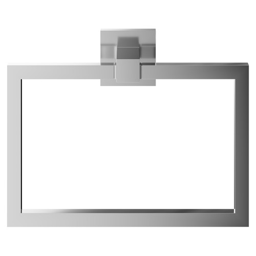Vector Polished Chrome Wall Mounted Towel Ring Front View