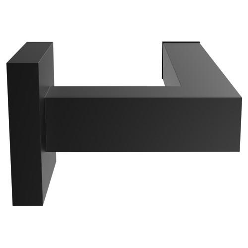 Colore Vector Matt Black Wall Mounted Toilet Roll Holder Side View Colore Vector Matt Black Wall Mounted Toilet Roll Holder Side View