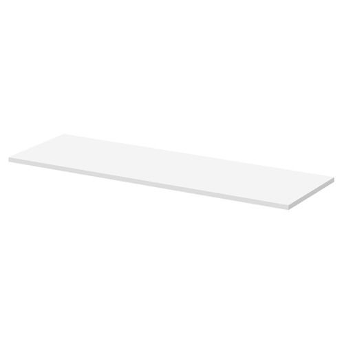 Avant Satin White 1205mm x 390mm x 18mm MFC Laminate Worktop Right Hand View