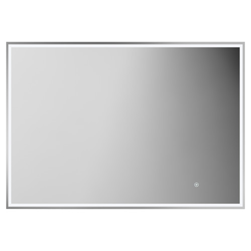Madison Polished Chrome 1000mm x 700mm Illuminated Dimmable LED Mirror with Demister and Touch Sensor Front View