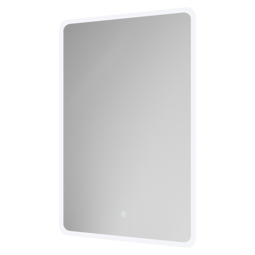 Pinehurst 500mm x 700mm Illuminated Dimmable LED Mirror with Demister and Touch Sensor Right Hand View