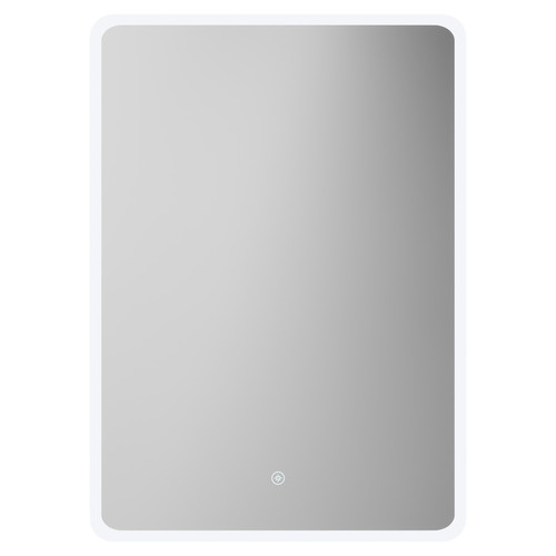 Pinehurst 500mm x 700mm Illuminated Dimmable LED Mirror with Demister and Touch Sensor Front View