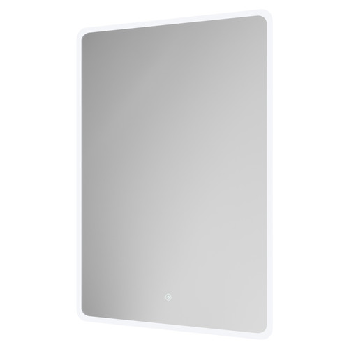 Milwaukee 600mm x 800mm Illuminated Dimmable LED Mirror with Touch Sensor and Shaver Socket Right Hand View