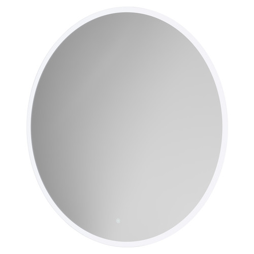 Camargo 1000mm Round Illuminated Dimmable LED Mirror with Demister and Touch Sensor Right Hand View