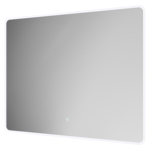 Ridgewood 800mm x 600mm Illuminated Dimmable LED Mirror with Demister and Touch Sensor Right Hand View