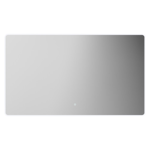 Boston 1200mm x 700mm Illuminated Dimmable LED Mirror with Demister and Touch Sensor and Shaver Socket Front View