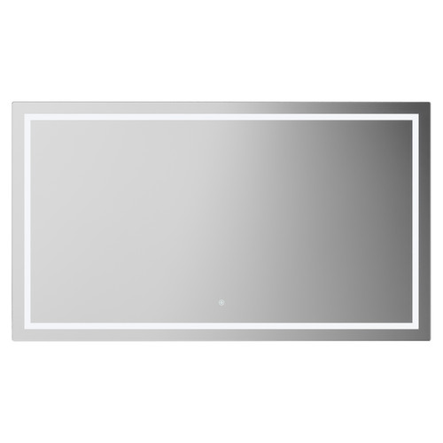Hazeltine 1400mm x 800mm Illuminated Dimmable LED Mirror with Touch Sensor Front View