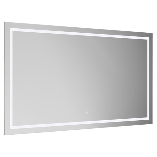 Hazeltine 1400mm x 800mm Illuminated Dimmable LED Mirror with Touch Sensor Left Hand View