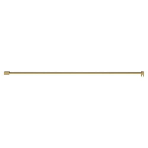 Colore 8mm/10mm Brushed Brass Flat Support Bar Side on View