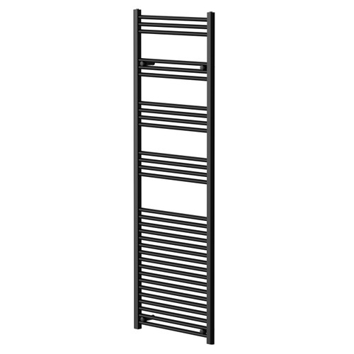 Colore Pizarro Matt Black 1800mm x 600mm Straight Heated Towel Rail Right Hand View