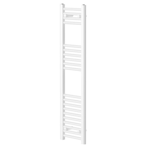 Pizarro White 1200mm x 300mm Straight Heated Towel Rail Right Hand View