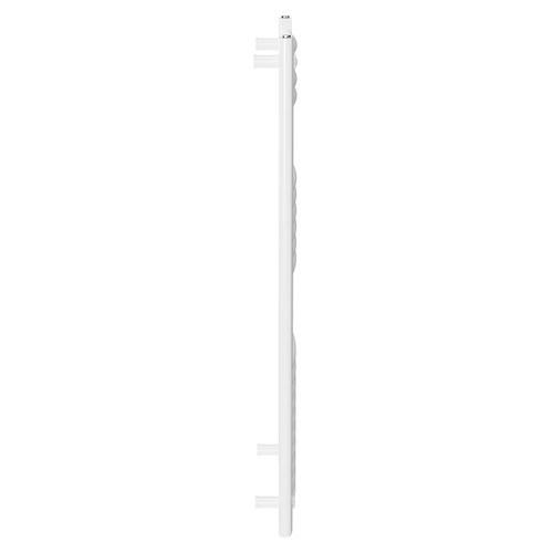 Marco White 1200mm x 500mm Curved Heated Towel Rail Side View Marco White 1200mm x 500mm Curved Heated Towel Rail Side View