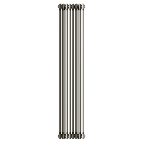 Colosseum Raw Metal 1800mm x 376mm Triple Panel Radiator Front View