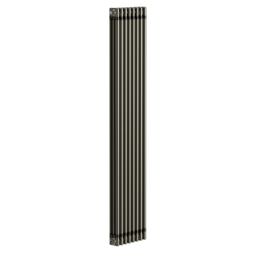 Colosseum Raw Metal 1800mm x 376mm Triple Panel Radiator Left Hand View