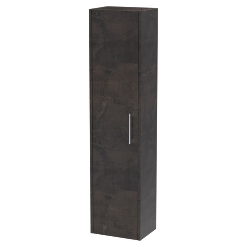 Hudson Reed Juno Metallic Slate 350mm Wall Hung Tall Storage Unit - NPF2661 Main Image
