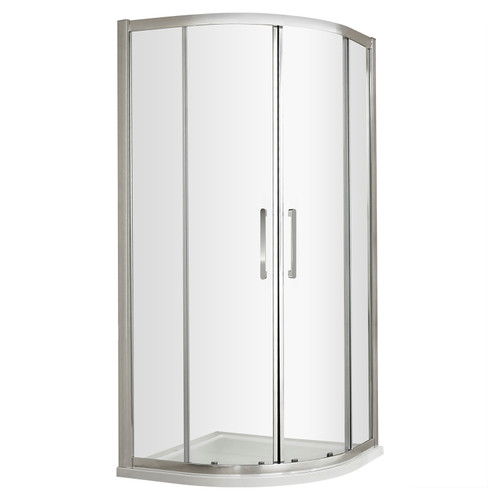 Hudson Reed Apex 800mm Double Door Quadrant Shower Enclosure with Rounded Handle - M800QH4